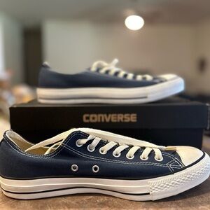 Converse Dark Blue Canvas Sneakers
